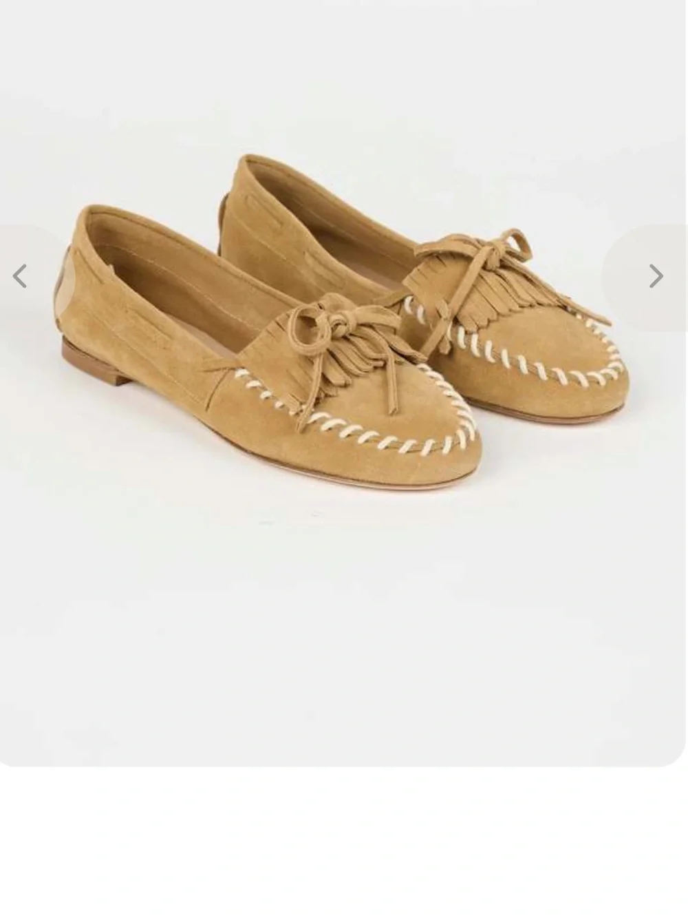 JAMIE HALLER The Camp Loafer in Ambra - 37 (6.5/7 US)